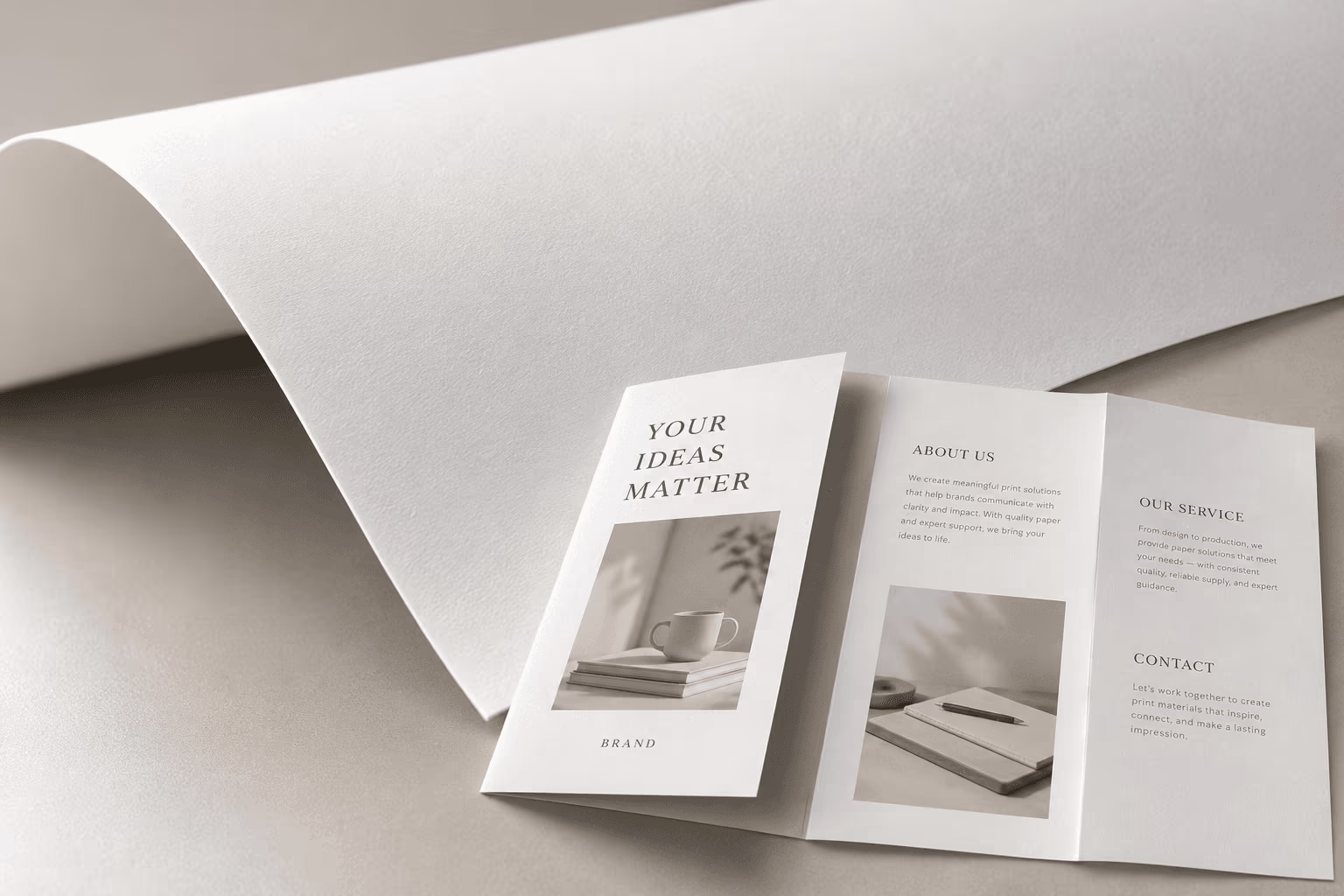 Matt Coated Paper (PRO-MAX) Coated Paper for industrial and business applications