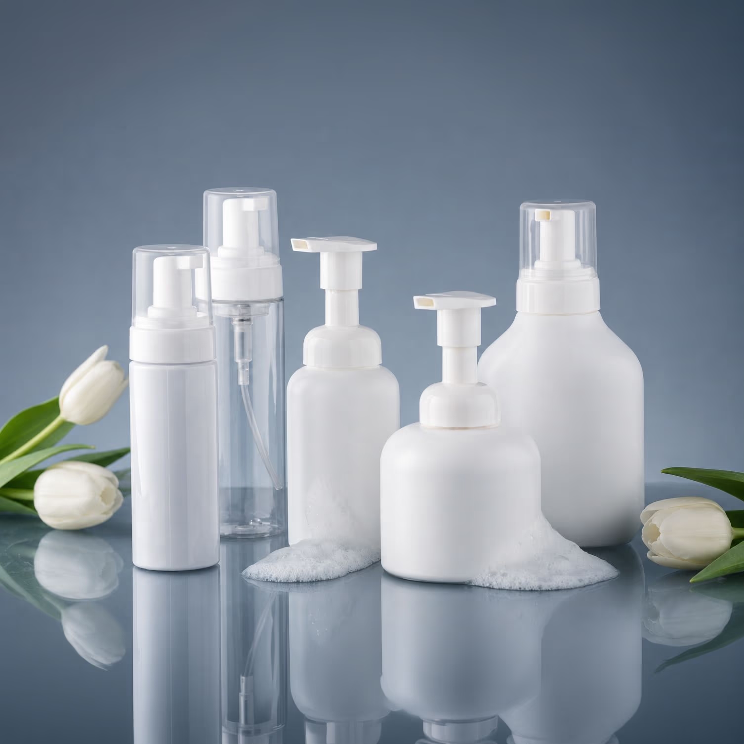 Rigid plastic packaging made with recycled materials from PIR and PCR sources